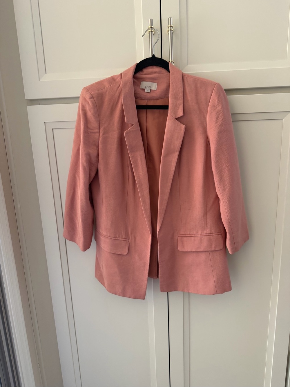 LOFT Dusty Rose Pink Women’s Open-Front Blazer